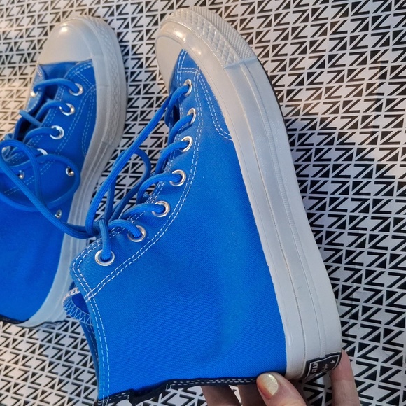 Converse women's chuck taylors 70 high top canvas digital blue pale putty size 7 - Picture 3 of 10